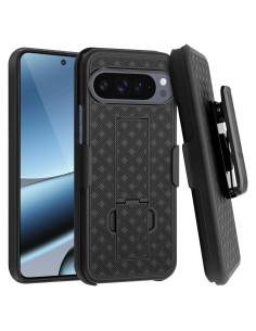 Funda protectora Fingic para Google Pixel 10 Pro XL 6.8" Negra