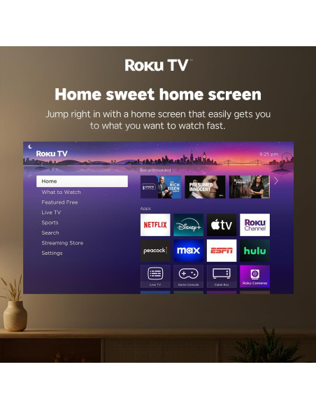 Proyector Smart Aurzen Roku TV 1080P FHD Bluetooth WiFi