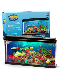 Acuario Virtual XL Nurily AAXL con Luces LED y Peces en Movimiento