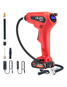 Inflador de Neumáticos Inalámbrico HILIPE 12V Portátil