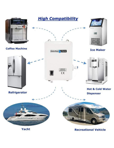 Bomba dispensadora de agua TDR Jacky 35W 40PSI 1GPM para cocina
