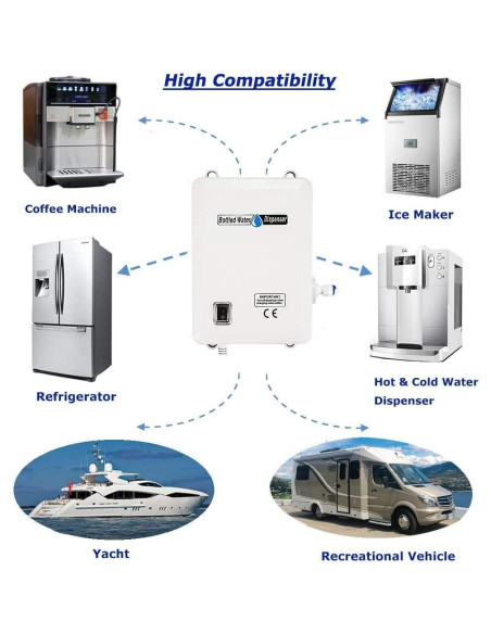 Bomba dispensadora de agua TDR Jacky 35W 40PSI 1GPM para cocina