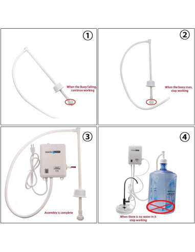 Bomba dispensadora de agua TDR Jacky 35W 40PSI 1GPM para cocina