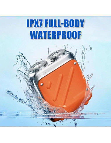 Afeitadora Eléctrica Mini Portátil R-12 USB Blanca