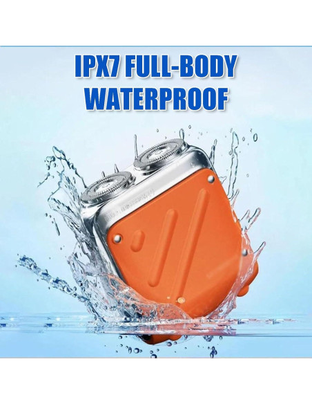 Afeitadora Eléctrica Mini Portátil R-12 USB Blanca