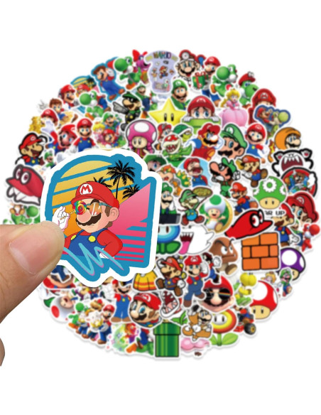 100 Pegatinas de Personajes de Dibujo Animado NineGirl