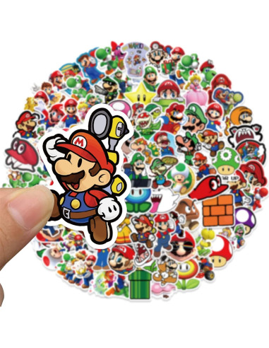 100 Pegatinas de Personajes de Dibujo Animado NineGirl