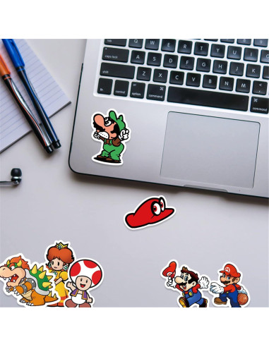 100 Pegatinas de Personajes de Dibujo Animado NineGirl