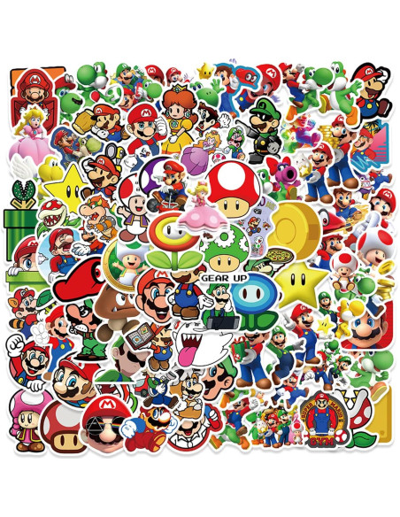 100 Pegatinas de Personajes de Dibujo Animado NineGirl