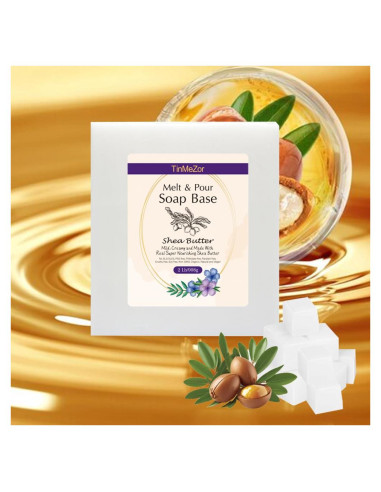 Base de Jabón de Manteca de Karité 0.91kg Sin Fragancia