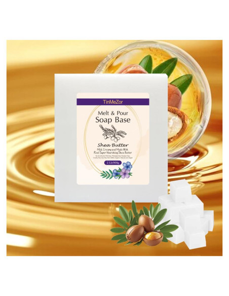 Base de Jabón de Manteca de Karité 0.91kg Sin Fragancia