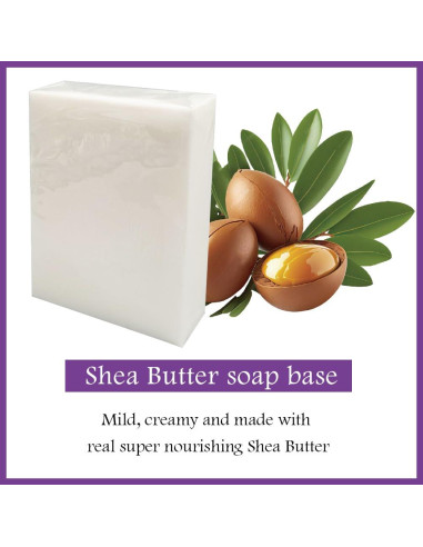 Base de Jabón de Manteca de Karité 0.91kg Sin Fragancia