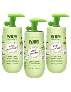 Jabón de Manos Líquido WBM Care Baby 3 x 192.78 g - Natural y Suave