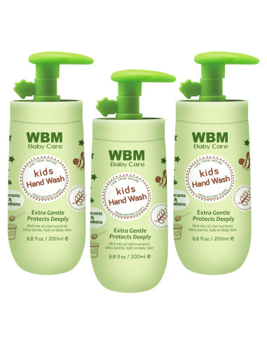 Jabón de Manos Líquido WBM Care Baby 3 x 192.78 g - Natural y Suave