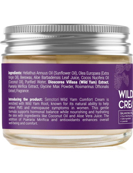 Crema de Ñame Silvestre Bat Phuc 60ml - Alivio Menopausia y PMS