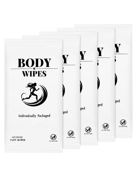 200 Toallitas Corporales Individuales Enjamyo 17.78x19.81cm