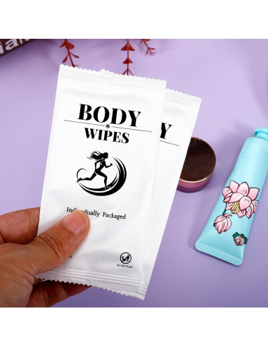 200 Toallitas Corporales Individuales Enjamyo 17.78x19.81cm