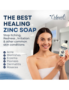 Limpiador Facial y Corporal de Zinc Piritiona 2% Erbaid 149g 2