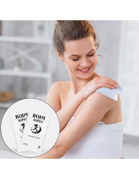 200 Toallitas Corporales Individuales Enjamyo 17.78x19.81cm