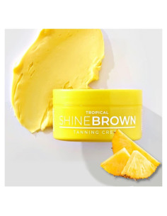 Crema Bronceadora Tropical BYROKKO Shine Brown 150 ml