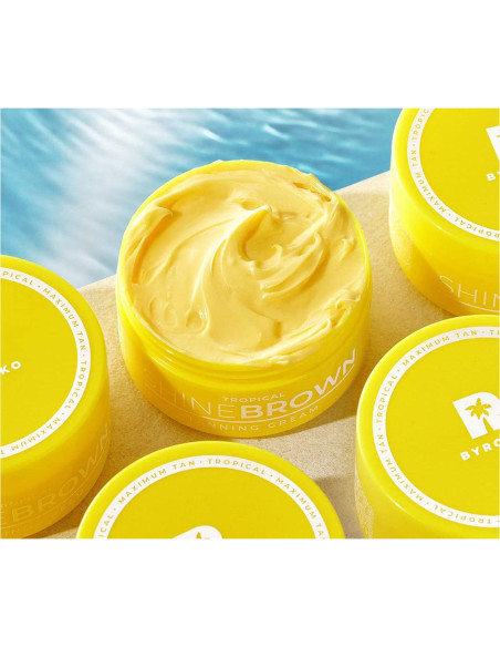Crema Bronceadora Tropical BYROKKO Shine Brown 150 ml
