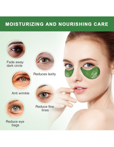 30 Pares de Mascarillas Hidratantes para Labios y Ojos Felico