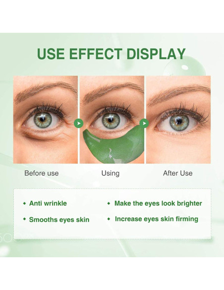 30 Pares de Mascarillas Hidratantes para Labios y Ojos Felico