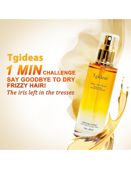 Spray de Aceite para Cabello Tgideas 80ml - Hidratante Anti-Frizz