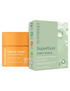 Bálsamo Limpiador Plantifique con Mango y Papaya 150ml + 10 Mascarillas