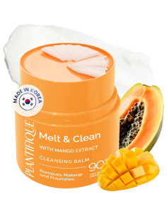 Bálsamo Limpiador Plantifique con Mango y Papaya 150ml + 10 Mascarillas 2