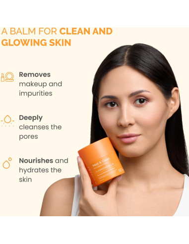 Bálsamo Limpiador Plantifique con Mango y Papaya 150ml + 10 Mascarillas