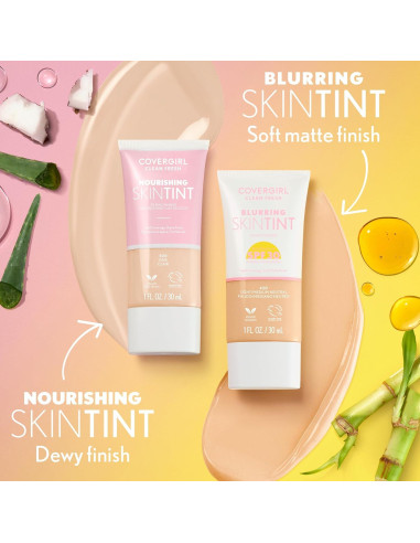 Base Líquida Hidratante Covergirl Clean Fresh 29.57 ml 550 Claro/Medio