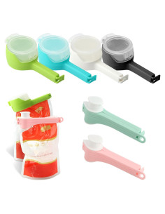 6 Piezas Clips para Sellar y Verter Alimentos Trasylph