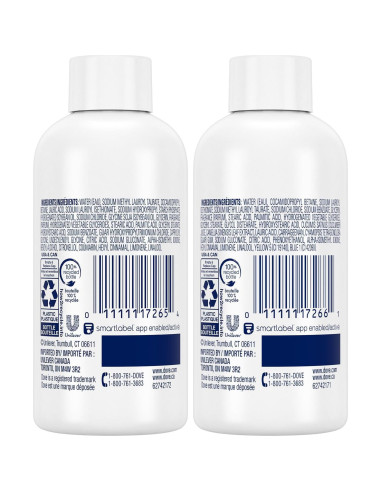 Dove Gel de Ducha Hidratante Profundo y Pepino Refrescante 2-Pack