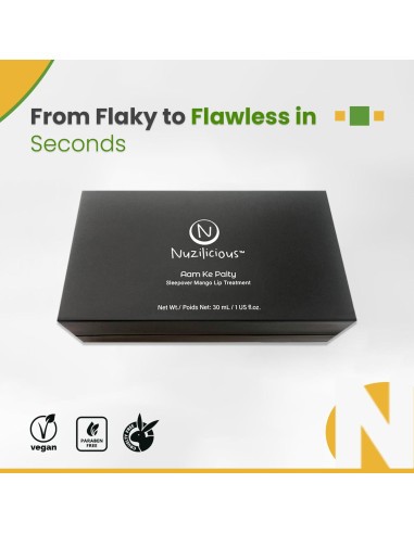 Dúo Labial Hidratante y Exfoliante Nuzilicious - Mango