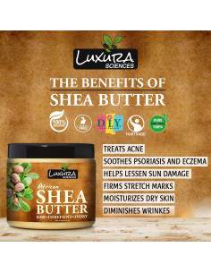 Manteca de Karité Africana Luxura Sciences 200g - Hidratante Piel y Cabello 2