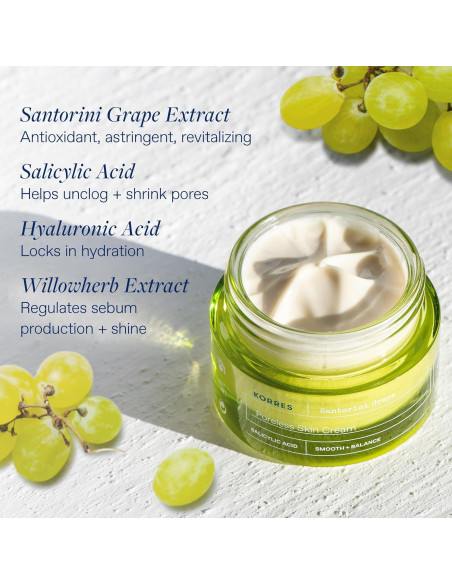 KORRES Set Dúo Crema y Bebida Hidratante Uva Santorini