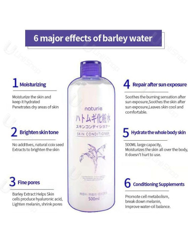 Loción Hidratante Imju Naturie Hatomugi 500ml Piel Suave