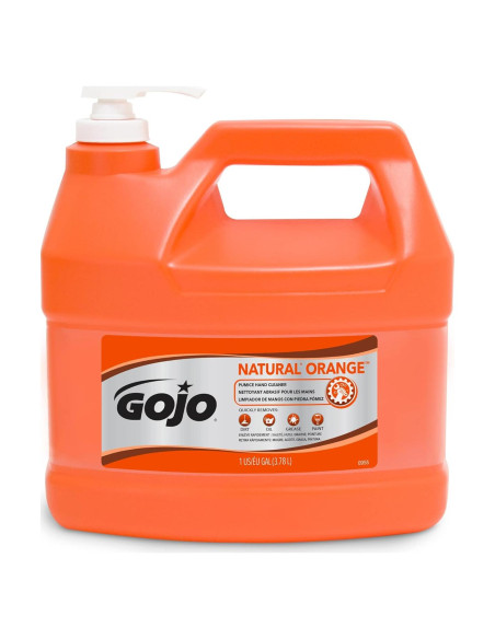 Limpiador de Manos GOJO Natural Naranja 3.99 kg con Pómez