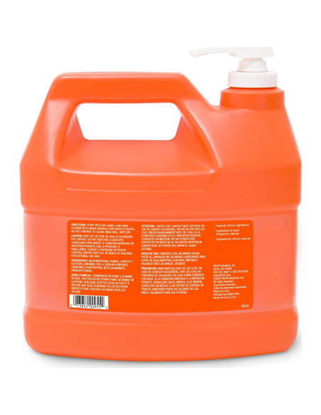 Limpiador de Manos GOJO Natural Naranja 3.99 kg con Pómez