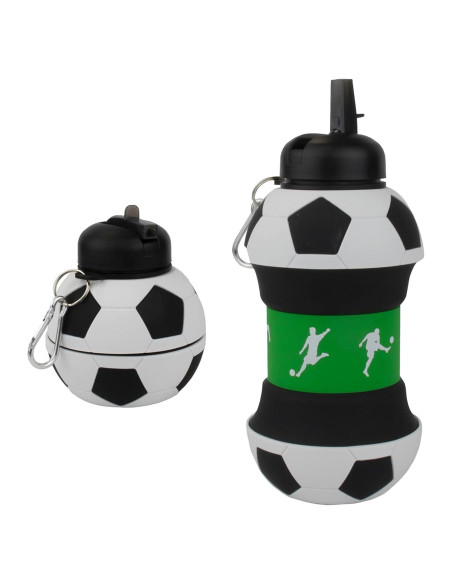 Botella de Agua Colapsable Maccabi 1 Litro Silicona BPA-Free