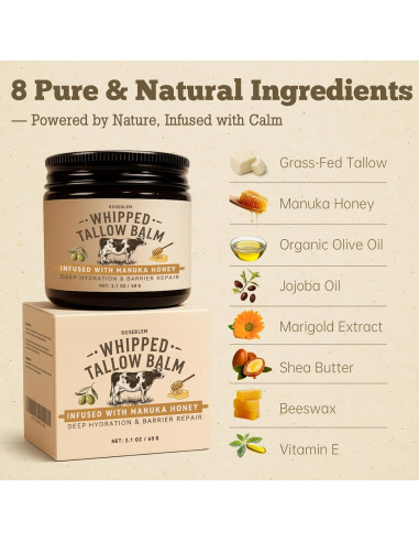 Bálsamo Hidratante Orgánico Roseblem 56.7 g para Piel Seca