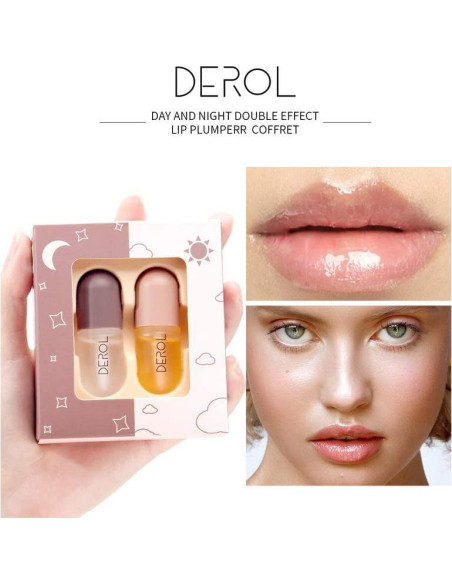 Set de Aumento de Labios Green Hills - Suero Día y Noche