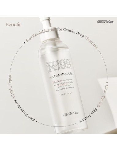Aceite Limpiador R199 Nature Class 200 ml - Hidratante y Antipuntos Negros