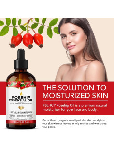 Aceite de Rosa Mosqueta 200ML FSLHCY - Hidratante Facial y Corporal 2