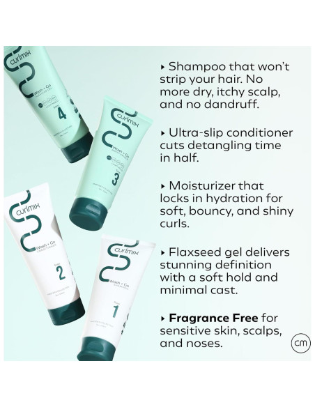 CurlMix Sistema Lavado y Listo - Champú y Acondicionador 96g