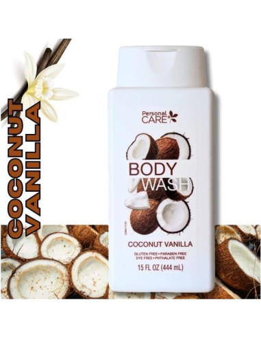 Gel de Ducha Hidratante Cuidado Personal 443 ml Coco Vainilla