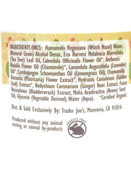 Almohadillas de limpieza facial naturales Trader Joe's - 2 unidades