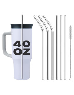 Popotes de Acero Inoxidable Taladad para Owala 40oz - 6 Piezas