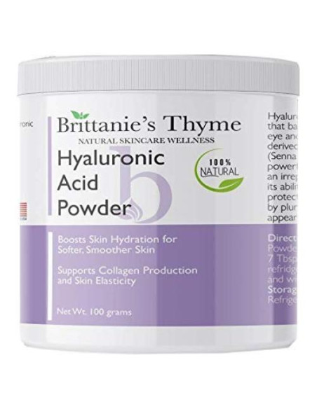 Polvo de Ácido Hialurónico Puro Brittanie's Thyme 100g